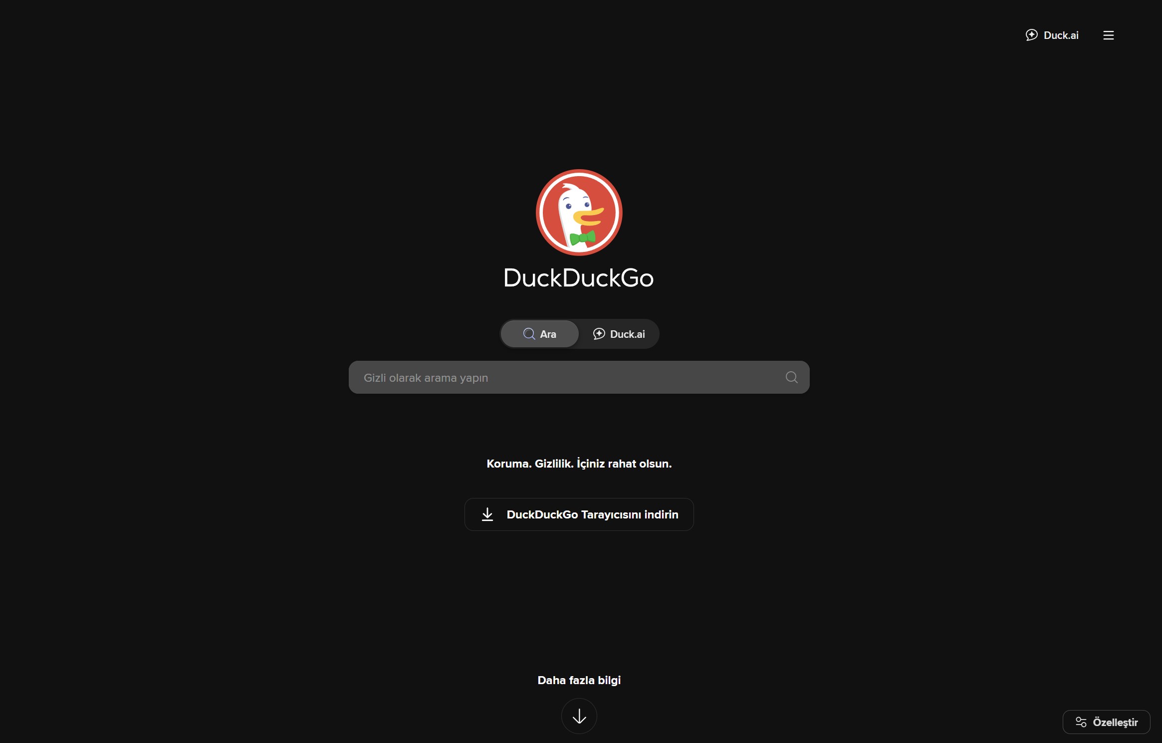 Duckduckgo: Müthiş Bir Arama Motoru